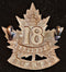 E81 - 81st BATTALION (TORONTO) CAP BADGE