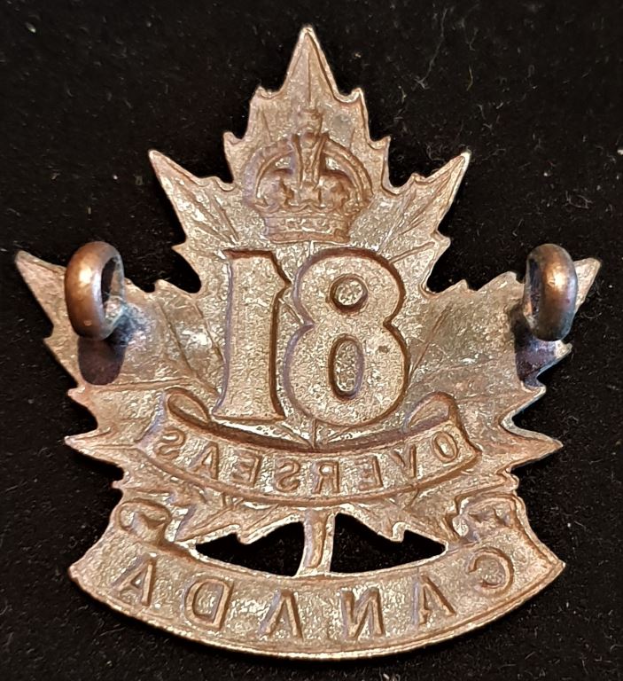 E81 - 81st BATTALION (TORONTO) CAP BADGE