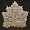 E39 - 39th BATTALION (BELLEVILLE, ONTARIO) CAP BADGE