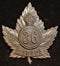 E36 - 36th BATTALION (HAMILTON) CAP BADGE
