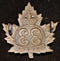 E33 - 33rd BATTALION (LONDON) CAP BADGE