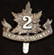 E30A - 30th BATTALION (2nd BRITISH COLUMBIA) OFFICER’S CAP BADGE