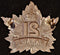 E21 - 21st BATTALION (EASTERN ONTARIO) CAP BADGE