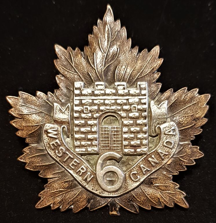 E-6 6th BATTALION (FORT GARY HORSE) CAP BADGE