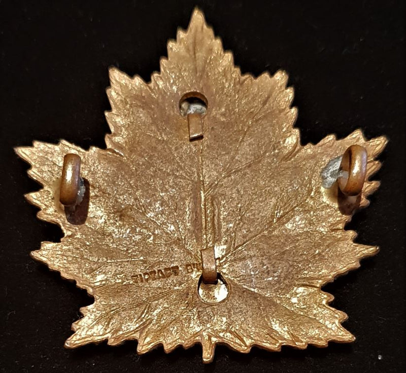 E-2A 2nd BATTALION (EASTERN ONTARIO) CAP BADGE (TIFTAFT MARKED)