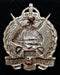 23rd Light Horse Barossa Light Horse - 52mm RARE Officers White Metal Hat Badge with correct  brass lugs (C225) $950