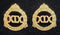 19th Infantry Battalion The South Sydney Regiment Collar Badges