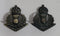 16th Infantry Battalion  - The Cameron Highlanders of W.A. - pair of oxidised collars