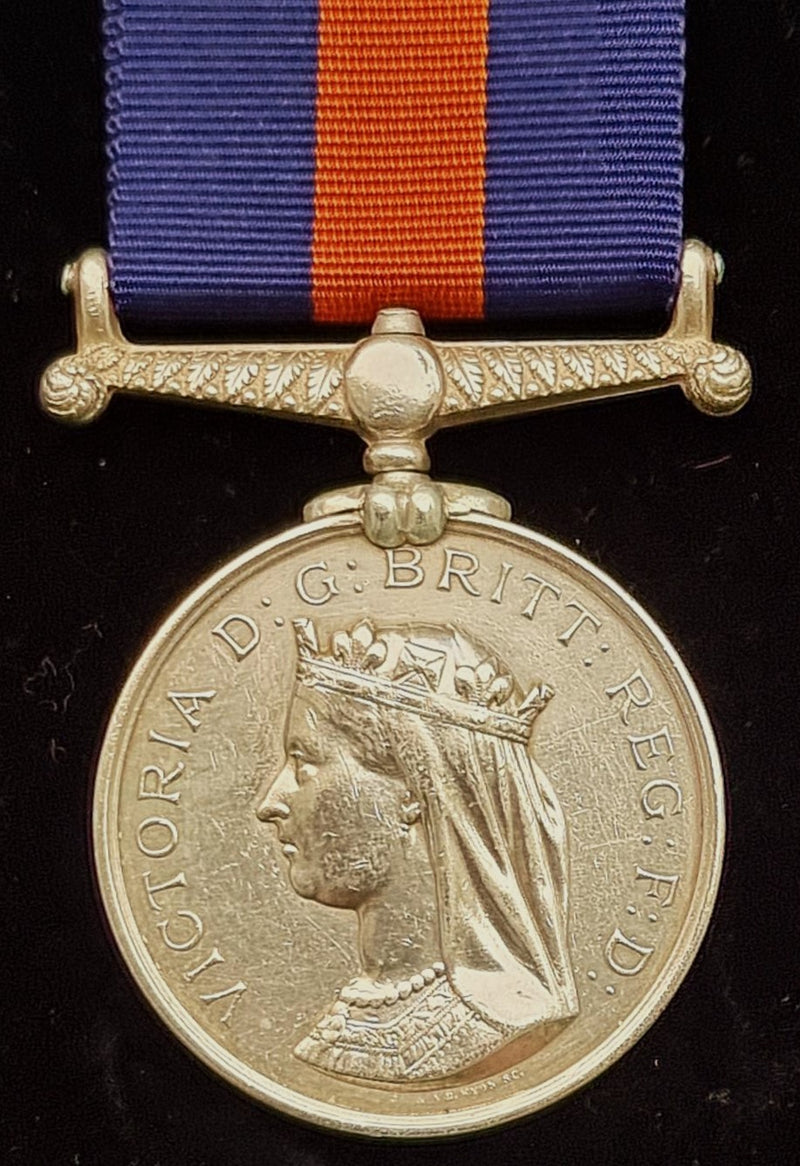 P25 SINGLE: New Zealand Medal dated 1864-65 impressed 735 M. O’Donnell 40th RGT.