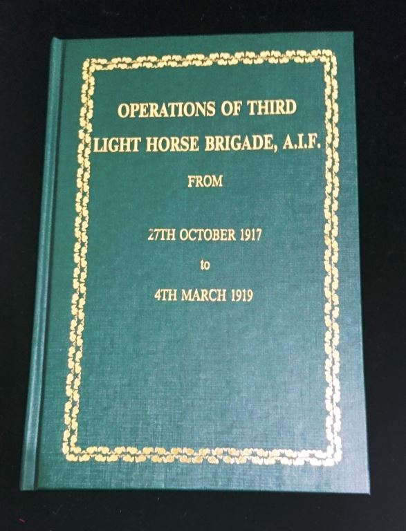 OPERATIONS OF THIRD LIGHT HORSE BRIGADE (Burridge Reprint).