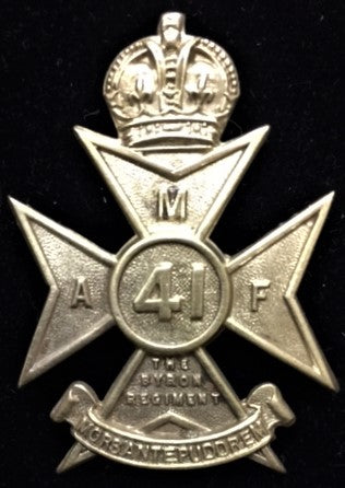41st Infantry Battalion (2nd Type) - The Byron Regiment - 50mm brass Hat Badge (One Lug) (C279 (B) ) - SOLD