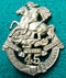 45th Infantry Battalion The St. George Regiment 65mm brass Hat Badge