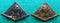 48th Infantry Battalion The Torrens Regiment Oxidised pair of collars