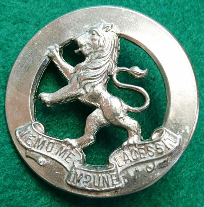 5th Infantry Battalion Victorian Scottish Regiment White metal, 51mm, Hat badge