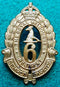 6th Infantry Battalion - The Royal Melbourne Regiment - 55mm brass Hat  Badge & Brass pair of collars & Oxidised pair of collars (C239) - SOLD