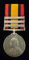 Single: Queen’s South Africa 1899-1902, 3 clasps, “Cape Colony, Wittebergen & Transvaal” 5212 PTE. W. BADGER, STAFFORD REGT.