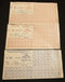 Three complete Clothing Ration cards, Perth issued and dated 1948. Two cards relating to an Adult and the third to a child under 6 years of age. All three numbered with the two adult cards numbered in sequence.