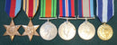 Six; 1939/45 Star, Africa Star, Defence Medal, War Medal,  Australian Service Medal and Greek War Medal. Allk Australian medals correctly impressed to WX292 W. H. F. Clarke. - VF SOLD