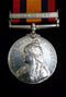 Single :QUEENS SOUTH AFRICA MEDAL 1899 one clasp "CC"   impressed 3587 Pte.C.Cookson. Rl.Warwick Rgt.