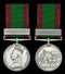 Single: Afghanistan 1878-80, 1 clasp, Kandahar (B/375. Pte. W. Davis. 66th Foot.) Correctly chisel engraved regimental number leaving no doubt as to the recipient. - SOLD