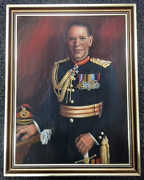 Australian Major general A. J. Clyne C.B.E Q.H.S. BSC MB BS FRSC FRACS FRACMA