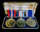 Three: War Medal, Australian Service Medal and Police Long Service Good Conduct Medal (QE11). All medals correctly named to 36801 C. A. F. GIBBS (“CHARLES ARTHUR FENNING GIBBS” on police LSGC) - VF SOLD