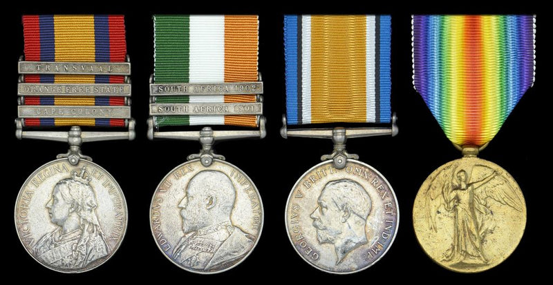 Four: Queen’s South Africa 1899-1902, 3 clasps, Cape Colony, Orange Free State, Transvaal