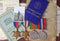 Group of Four: 1939/1945 Star, France & Germany Star, 1939-1945, Defence and War Medal to 3776911 Sgt Herbert Horatio Austin. Unnamed as issued. - VF SOLD