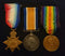 Trio: 1914/15 star, British War and Victory Medal all correctly impressed to 1080 PTE J. O. HUMPHRIES 27/BN A.I.F.