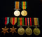 GROUP 1: Pair: British War and Victory Medal both correctly impressed to 14021 PTE J. CLARKE WORC. R.  GROUP 2: Five: 1939/45 Star, Africa Star, Defence Medal, War Medal and Australian Service Medal -SOLD