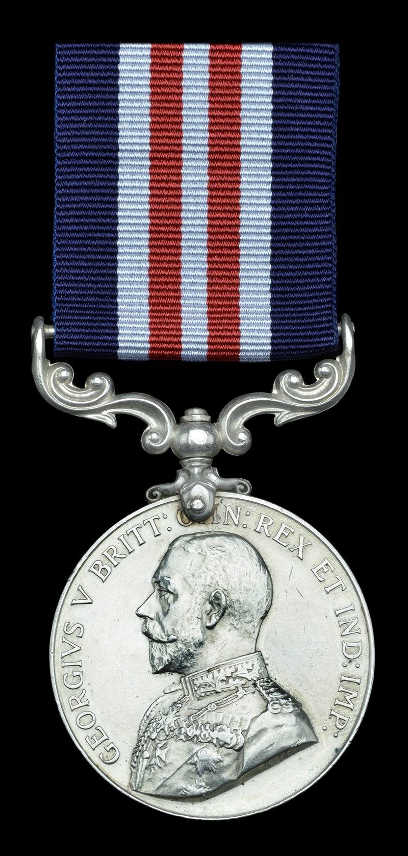 Single: Military Medal (GV) correctly impressed to 3177 Pte. G. J. A. Long. 45/Aust: Inf: