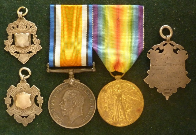 Pair: British War Medal and Victory Medal impressed to 27596 DVR F. G. LINTON 6 F.A.B. A.I.F.