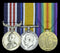 Military Medal, G.V.R. (5418 Pte. C. McCabe. 55/Aust: Inf:); British War and Victory Medals (5418 Pte. C. McCabe. 55 - Bn. A.I.F.)