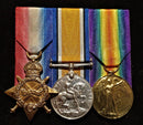 Trio: 1914/15 Star, British War and Victory Medal all correctly impressed to 2417 PTE. C. McCARTHY 11/BN AIF.