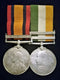 Pair : Queen’s South Africa Medal 1899 with one clasp "Cape Colony" and Kings South Africa medal with two clasps “S.A 1901 & S.A. 1902”both medals correctly impressed to 9653 CPL M. MITCHELL. RL. WT. SURREY  REGT (PTE M. MITCHELL THE QUEEN’S ON KSA)