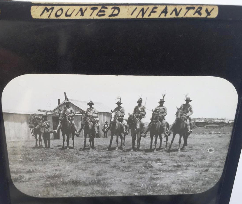24 Personal Photographs of the Boer War on glass slides. No information is known of the photographer of this collection, but regardless of this, we are given a very rare insight into everyday life during the war.