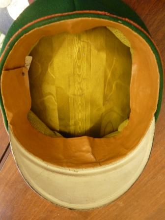 Prussian NCO Garde - Schutzen (Jager) Schirmmutze.  Lovely condition, with superb liner. Remarkable given age.  SOLD