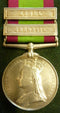 Single : AFGHANISTAN MEDAL1878 two clasps "Charasia, Kabul" engraved 4560 Dvr.J.Minahan, L/5 R.A.