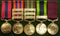 Group of five: NWF of India 1908 Distinguished Conduct Medal (EDVII), IGS 1854 three clasps - VF SOLD