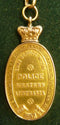 An excessively rare and historically important pre federation Western Australian GOLD Police 1897 Jubilee/Long Service Medal and engraved presentation gold Waltham pocket watch. Both presented to Inspector E.G.Back (Fremantle). - SOLD