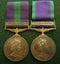 Pair: GSM One Clasp;  "Cyprus"  and CSM One Clasp; "South Arabia" correctly impressed to 23531132 SPR - CPL R. S. Torode R.E.- EF SOLD