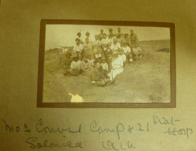 NURSES CLEARING STATION PHOTO ALBUM FOR GALLIPOLI, MIDDLE EAST & SALONIKA CASUALTIES - SOLD