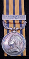 P61 Single: British South Africa Company for Rhodesia one clasp: “Mashonaland 1897” 3537 Pte G Saunders 7 Hussars.