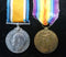 Pair: British war medal and Victory medal impressed to 2224 PTE H. A. PAYNE 45 BN AIF