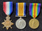P39 Trio: 1914/15 Star, British War and Victory Medal all correctly impressed to 253 T-CQM (PTE on star) H. R. VINCENT 10/BN AIF.