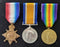 P28 Trio: 1914/15 Star, British War and Victory Medal all correctly impressed to 941 PTE A. G. GORDON  1/BN AIF.