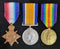 P29 Trio: 1914/15 Star, British War and Victory Medal all correctly impressed to 247 WO2 (SJT on star). H. HARTLEY 2/BN AIF.