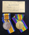 P30 Pair:  British War and Victory Medal all correctly impressed to 4024 PTE J P DRISCOLL 3/BN AIF.