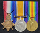 P31 Trio: 1914/15 Star, British War and Victory Medal all correctly impressed to 370 L-CPL (PTE on star). S SAVAGE 4/BN AIF.