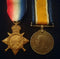Trio: 1914/15 star and British War Medal both correctly impressed to 18 PTE. G. B. PLAYER 18 BN A.I.F. Missing Victory Medal